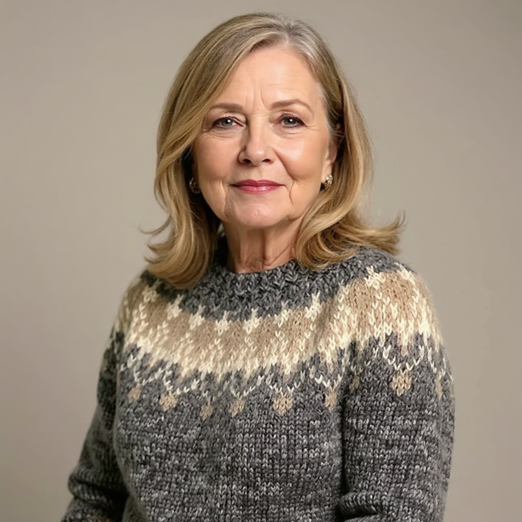 Klaudia | Vintage Island Wool Sweater