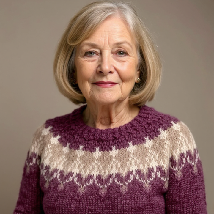 Klaudia | Vintage Island Wool Sweater