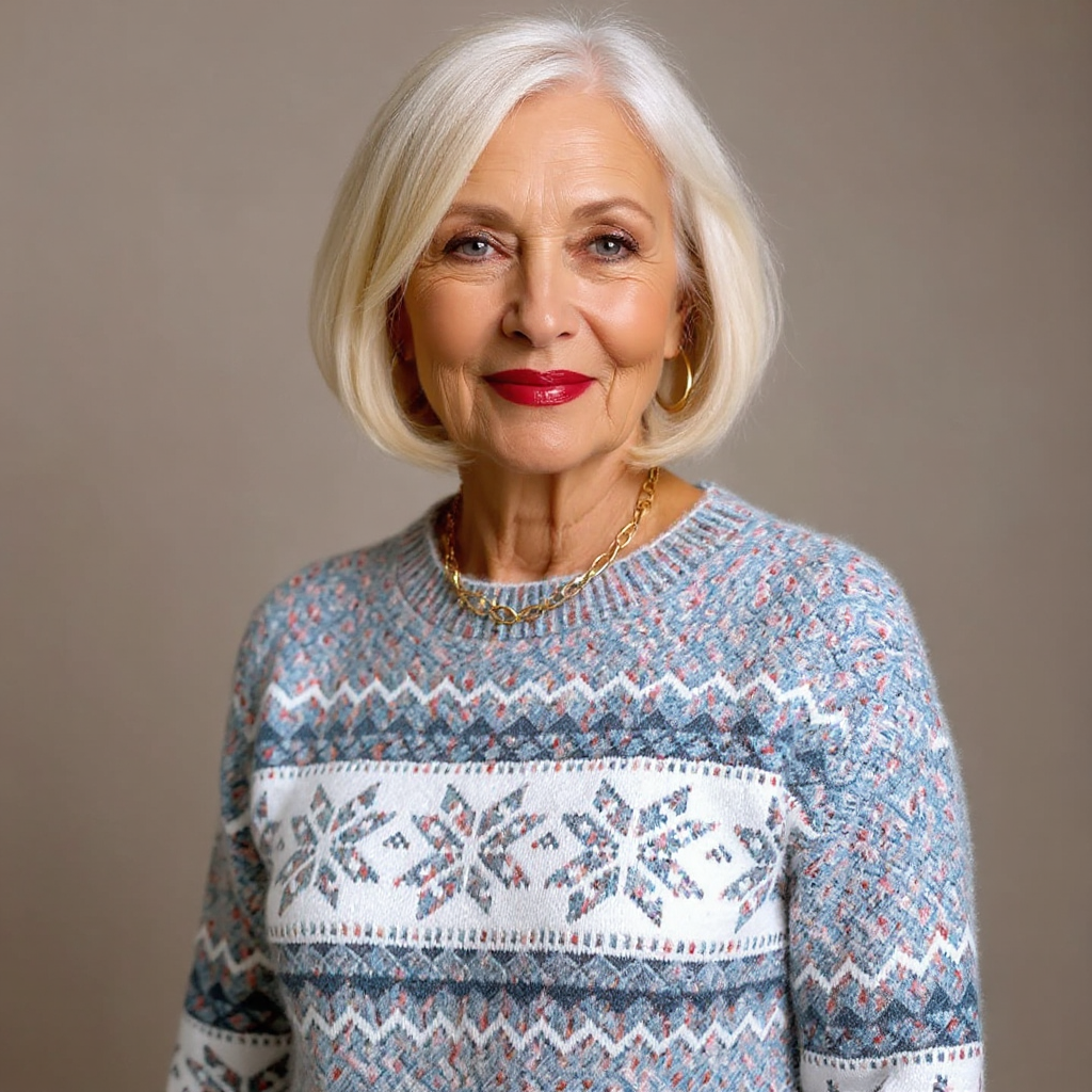 Patrycja | Vintage Island Wool Sweater