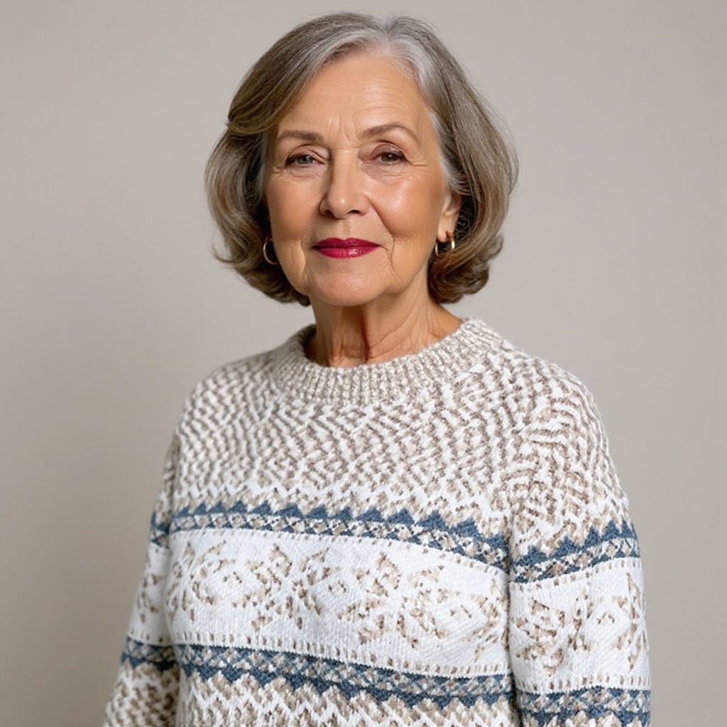 Patrycja | Vintage Island Wool Sweater