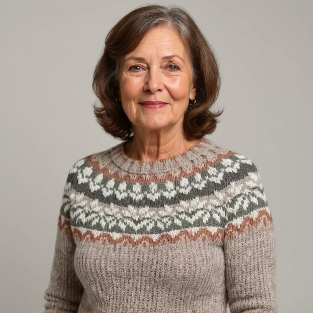 Małgorzata | Vintage Island Wool Sweater