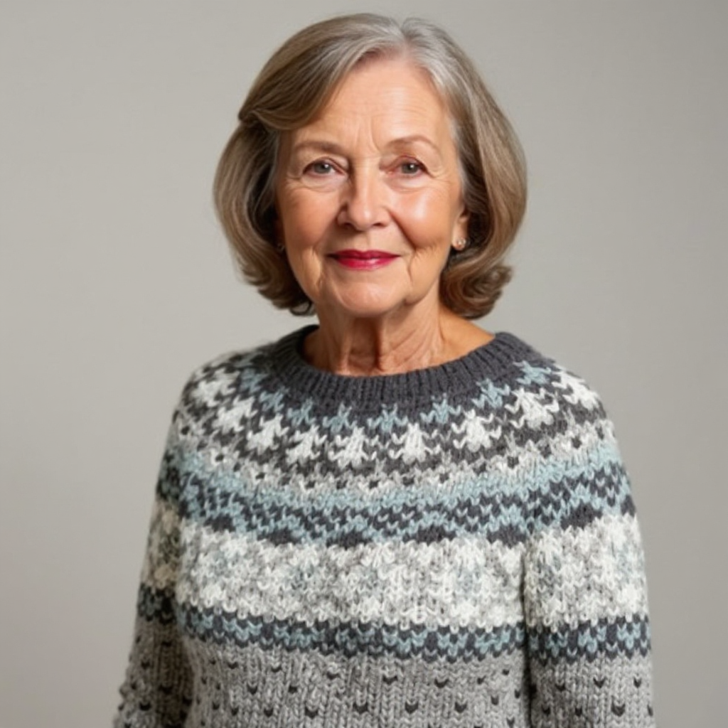 Bożena | Vintage Island Wool Sweater