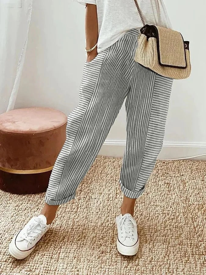 CLARA | Pantalony w Paski