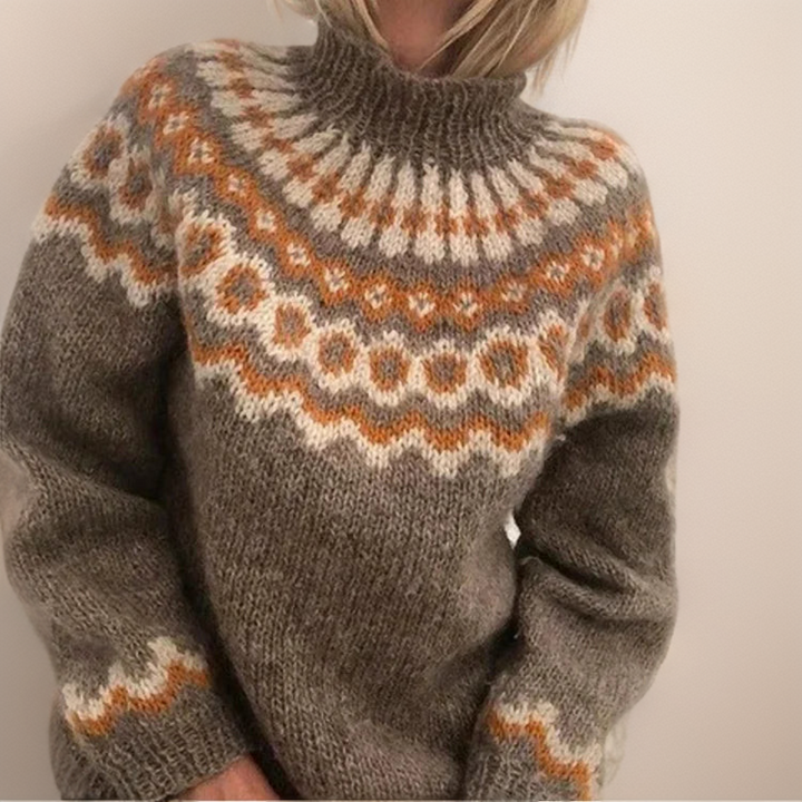Renata | Vintage Island Wool Sweater