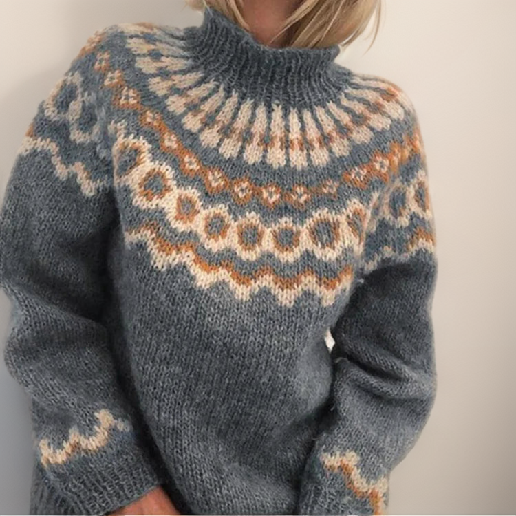 Renata | Vintage Island Wool Sweater