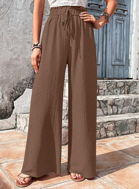 PAULA | Lekka Letnia Casual Spodnie