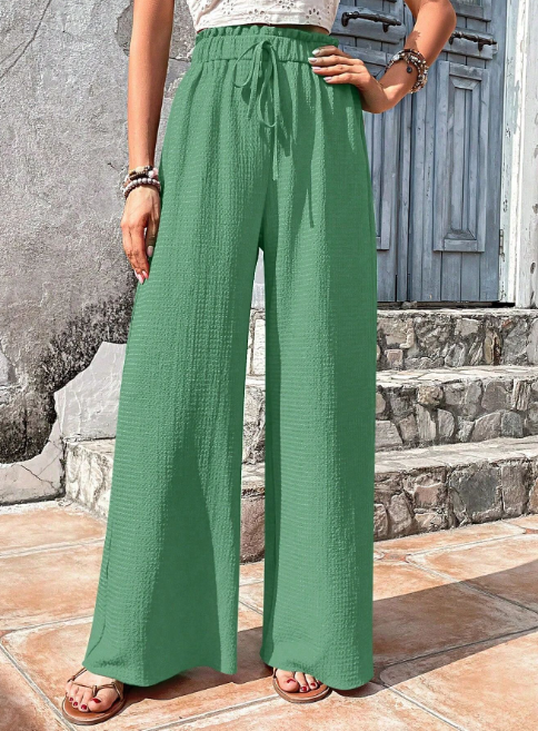 PAULA | Lekka Letnia Casual Spodnie