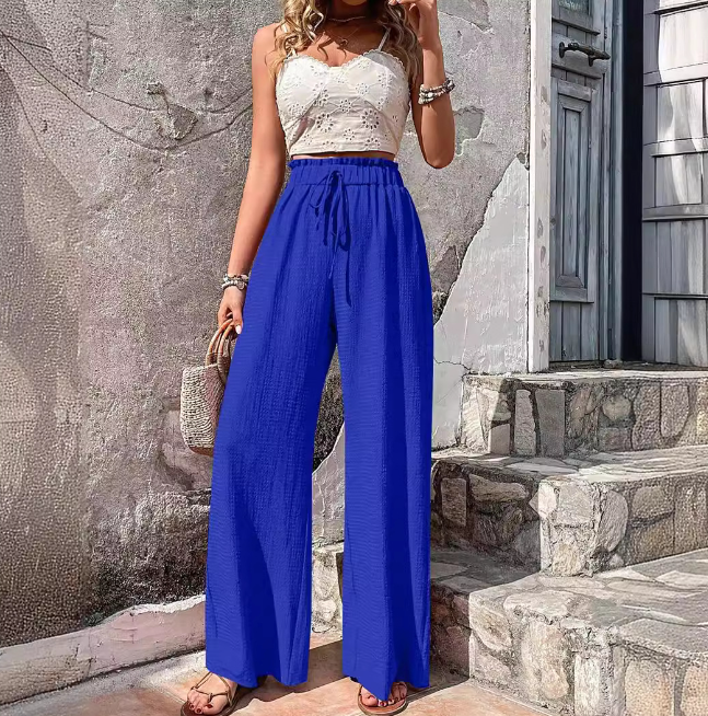 PAULA | Lekka Letnia Casual Spodnie