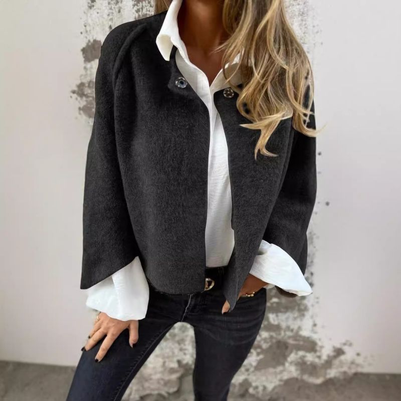 ELISE | Krótka kurtka z eleganckimi, rozszerzanymi rękawami
