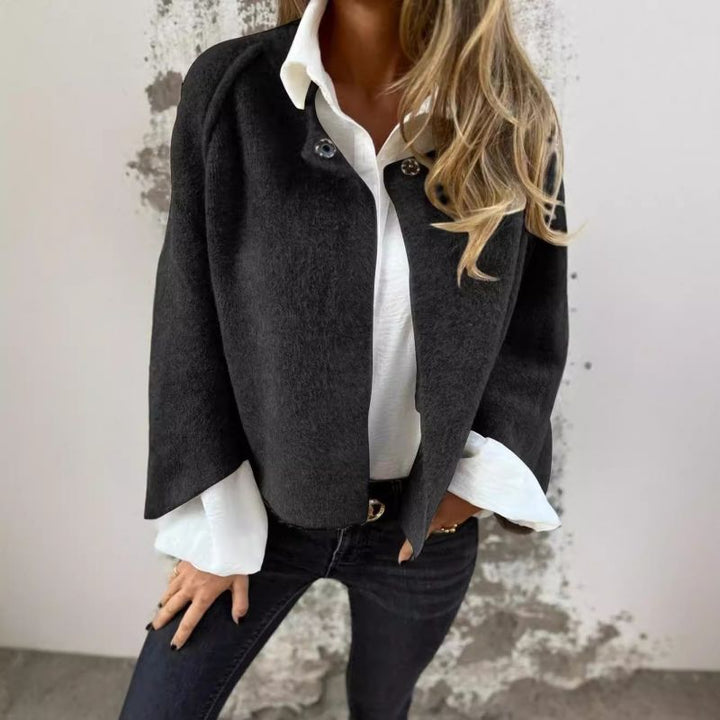 ELISE | Krótka kurtka z eleganckimi, rozszerzanymi rękawami