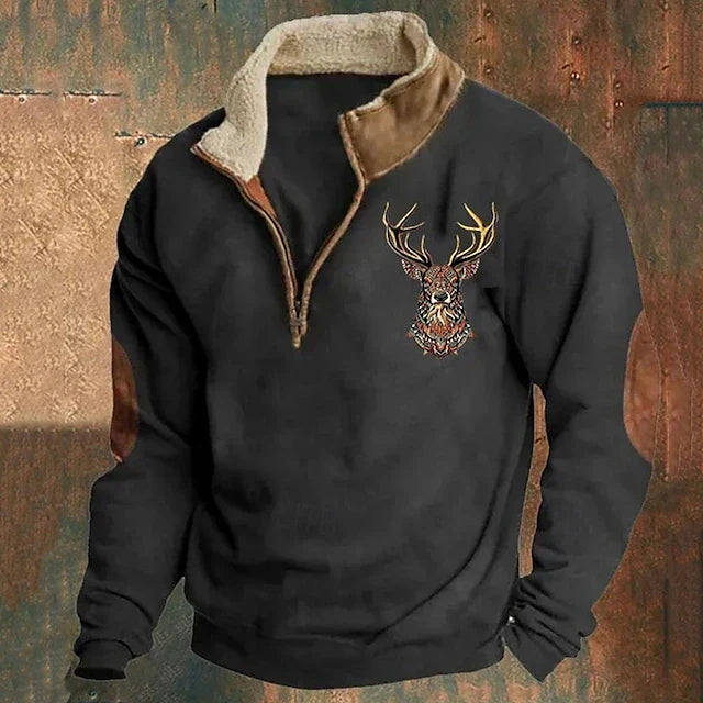 Christos | Sweter z detalem jelenia